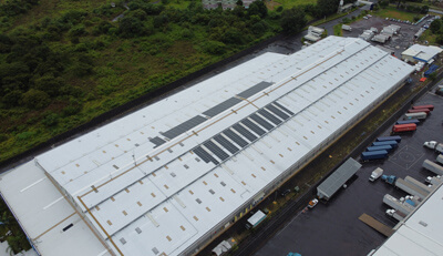 Planta Solar Fotovoltaica Centro de Distribución UNICOMER Costa Rica